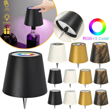 LumiGlow Portable LED Bottle Lamp